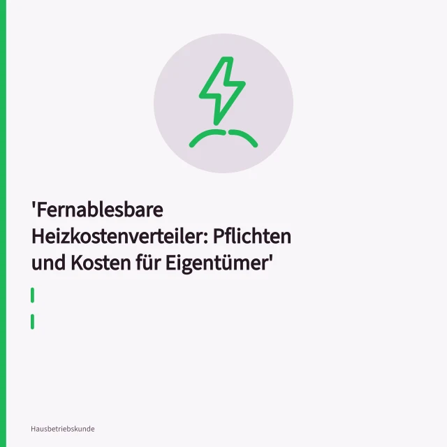 Fernablesbarer Heizkostenverteiler mit Funkmodul montiert an einem Heizkörper. Fernablesbare Heizkostenverteiler: Pflichten und Kosten für Eigentümer