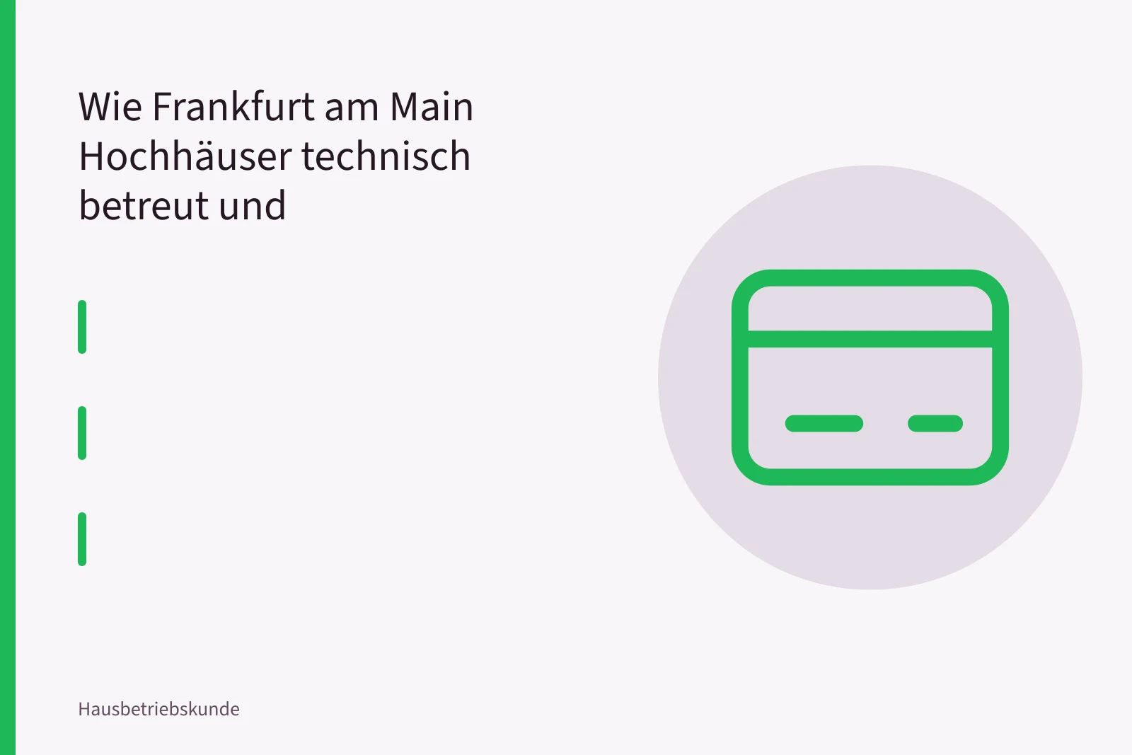 Frankfurter Hochhaus mit sichtbarer Technikzentrale und Brandschutzanlage