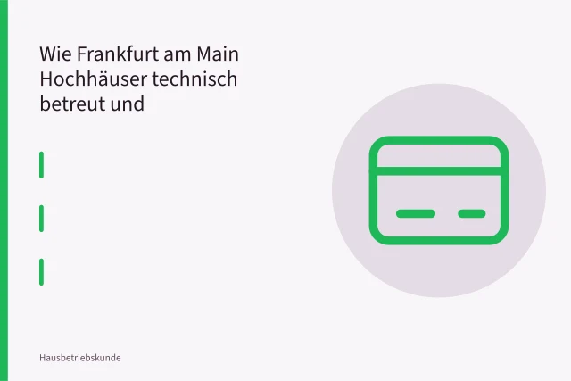 Frankfurter Hochhaus mit sichtbarer Technikzentrale und Brandschutzanlage